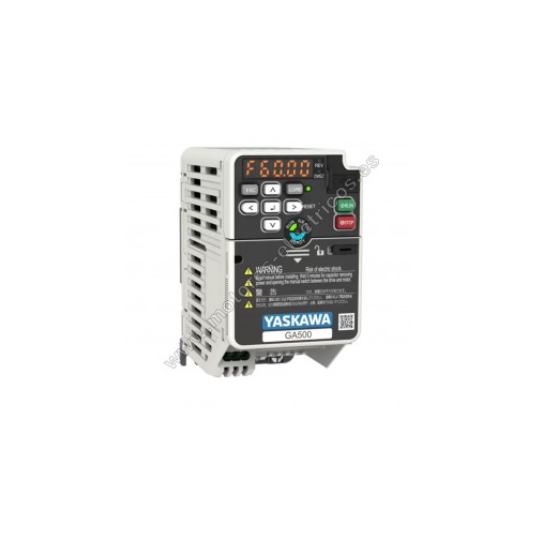 VARIADOR YASKAWA J1000 II 200/240 VAC DE 0.75/0.40 KW 3.5/3 A CONTROL V/f IP20 CIMR-JCBA0003BAA EQUIVALENTE A OMRON JZAB0P4BAA