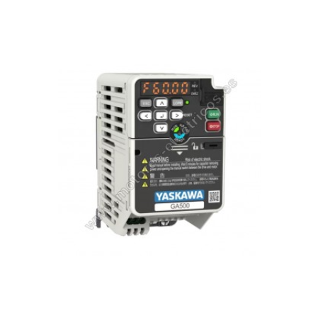 VARIADOR YASKAWA J1000 II 200/240 VAC DE 0.75/0.40 KW 3.5/3 A CONTROL V/f IP20 CIMR-JCBA0003BAA EQUIVALENTE A OMRON JZAB0P4BAA